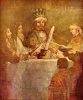 Batavian conspiracy detail Rembrandt A4 Photo Print