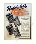 Batchers Canned Goods Vintage Retro Advert Poster A4 Photo Print