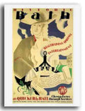 Bath Springs Gwr Vintage Retro Advert Ads A4 Photo Print