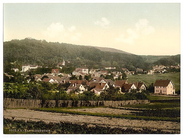 Bath of Liebenstein I Thuringia Vintage A4 Photo Print