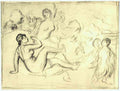 Bather 2 Renoir A4 Photo Print