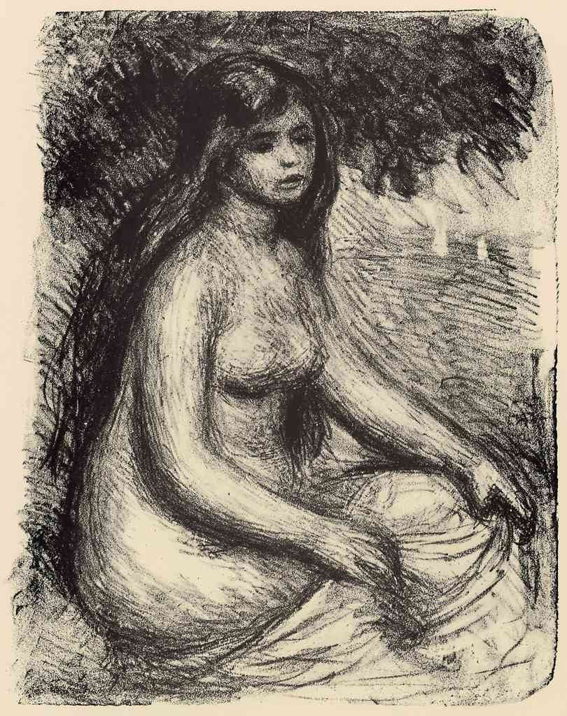 Bather 3 Renoir A4 Photo Print