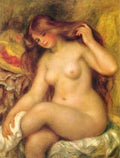 Bather With Blonde Hair A4 Photo Print