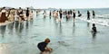 Bathers At Coney Island 1902 Vintage A4 Photo Print