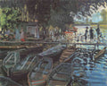 Bathers At La Grenoulliere Monet A4 Photo Print