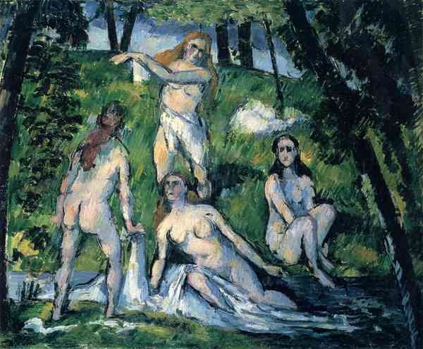 Bathers by Cezanne A4 Photo Print