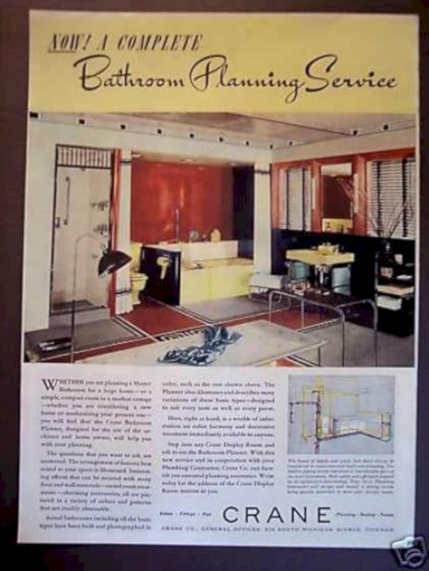 Bathroom Planning Service Vintage Retro Advert Ads A4 Photo Print