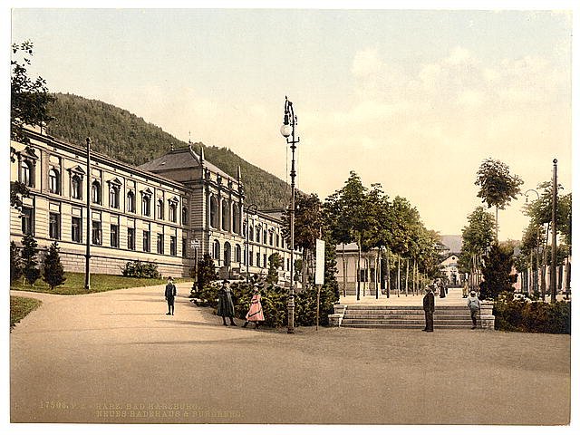 Baths Bad Hartzburg and Burgberg Hartz Vintage A4 Photo Print