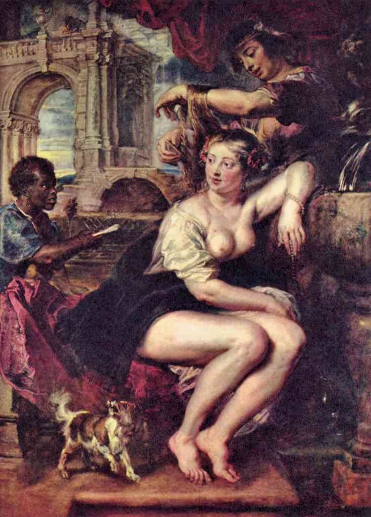 Bathsheba At The Fountain Rubens A4 Photo Print