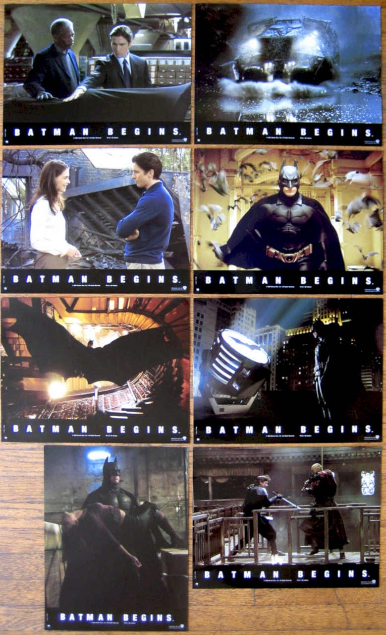 Batman Begins City Vintage Retro Advert Poster A4 Photo Print