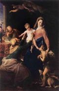 Batoni Pompeo Holy Family A4 Photo Print