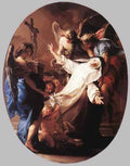 Batoni Pompeo The Ecstasy Of St Catherine Of Siena A4 Photo Print