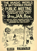 Battersea Park Meeting Vintage Retro Advert Poster A4 Photo Print