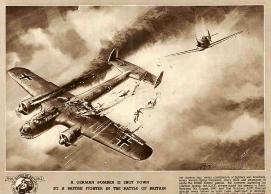 Battle Britain 1942 Vintage Retro Advert Poster A4 Photo Print