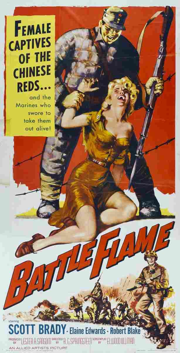 Battle Flame 01 film star poster A4 Photo Print
