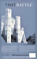 Battle Hastings Tower Vintage Retro Advert Poster A4 Photo Print