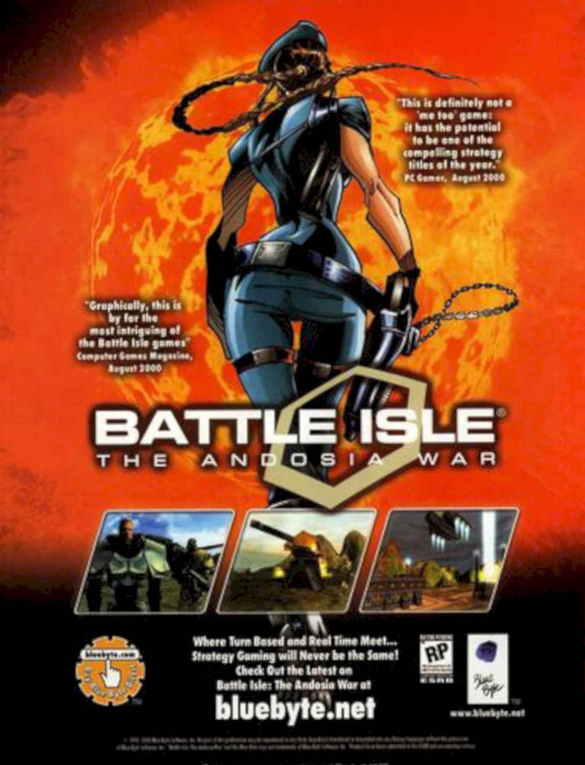 Battle Isle Andosia Vintage Retro Advert Poster A4 Photo Print