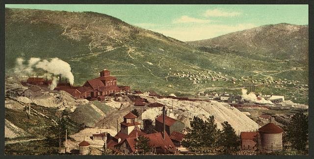 Battle Mountain mines Cripple Creek Vintage A4 Photo Print