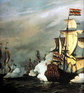Battle Of The Texel 1675 Ship Vintage A4 Photo Print