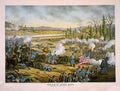 Battle Stone River Vintage A4 Photo Print