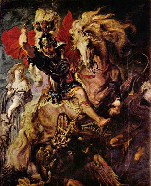 Battle detail Rubens A4 Photo Print