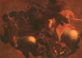 Battle of Anghiari EUR Leonardo da Vinci  A4 Photo Print