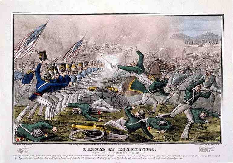 Battleof Churubusco Vintage A4 Photo Print