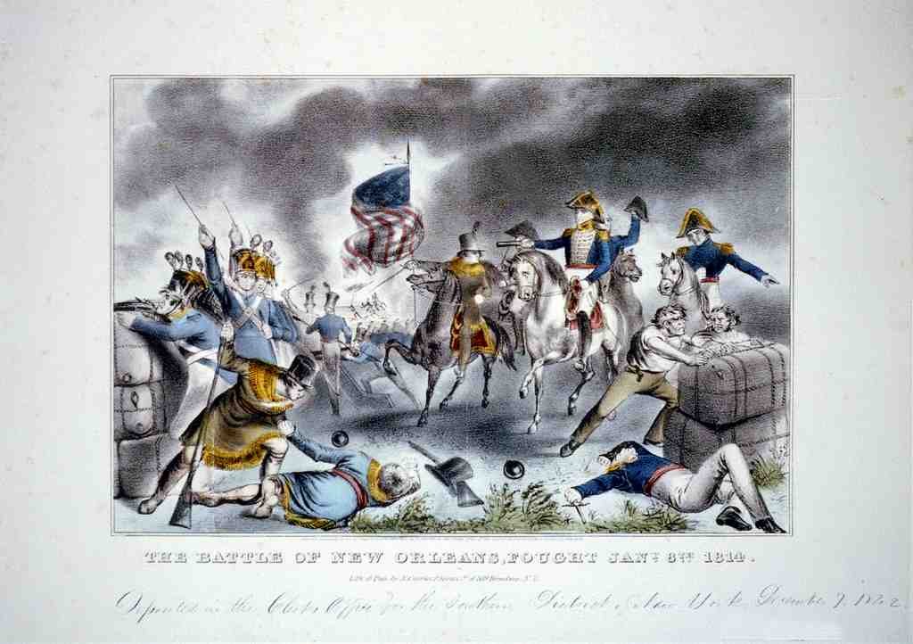 Battleof New Orleans Vintage A4 Photo Print