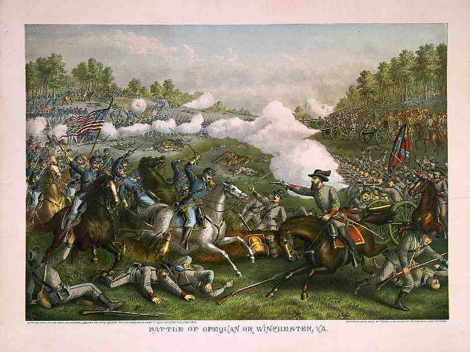 Battleof Opequan Vintage A4 Photo Print
