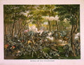 Battleof Wilderness Vintage A4 Photo Print