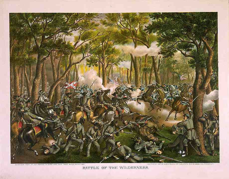 Battleof Wilderness Vintage A4 Photo Print