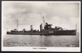 Battleship Hms Foxhound At Sea Vintage A4 Photo Print