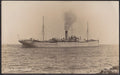 Battleship Hms Sandhurst At Sea Off Malta Vintage A4 Photo Print