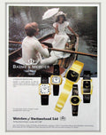 Baume Mercier Watches 2 Vintage Retro Advert Poster A4 Photo Print
