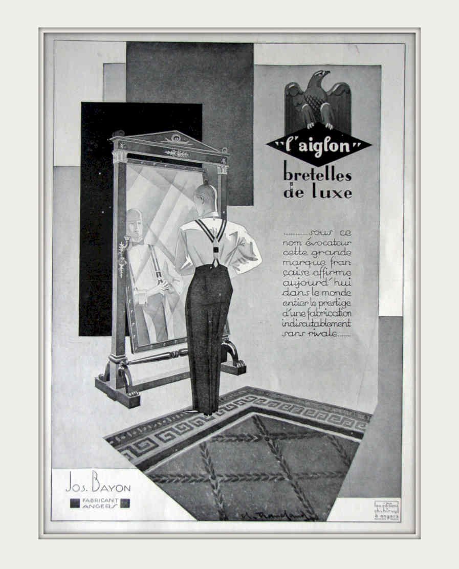 Bayon Brooches 1930s Vintage Retro Advert Poster A4 Photo Print