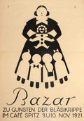 Bazar Spitz Vienna Vintage Retro Advert Poster A4 Photo Print