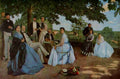Bazille Jean Frederic 1841 1870 The Family Gathering A4 Photo Print