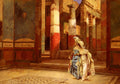 Bazzani Luigi A Visit To Pompeii Art A4 Photo Print