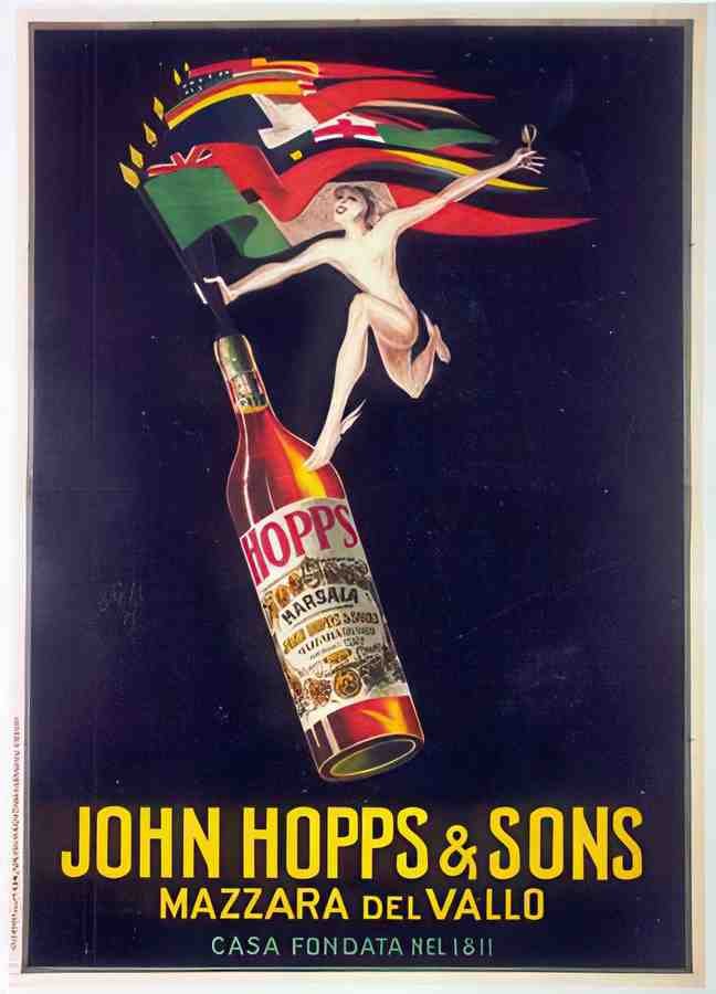 BazziJohnHopps Vintage Advert A4 Photo Print