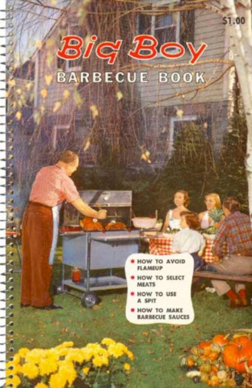 Bbq Grill Book Vintage Retro Advert Ads A4 Photo Print