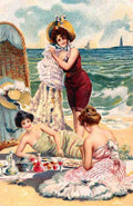 Beach 11 Vintage A4 Photo Print