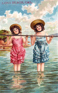 Beach 18 Vintage A4 Photo Print