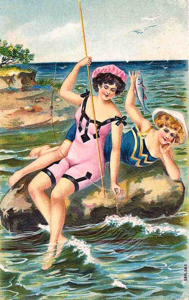 Beach 20 Vintage A4 Photo Print