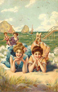 Beach 21 Vintage A4 Photo Print
