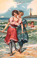 Beach 28 Vintage A4 Photo Print
