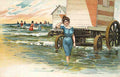 Beach 32 Vintage A4 Photo Print