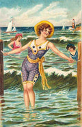 Beach 33 Vintage A4 Photo Print