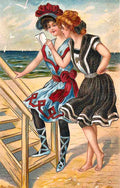 Beach 38 Vintage A4 Photo Print