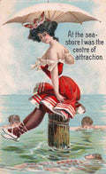 Beach 42 Vintage A4 Photo Print