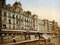 Beach And Hotels Ostend Belgium Vintage A4 Photo Print